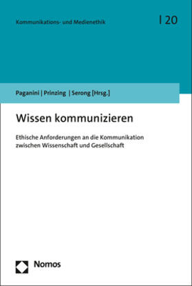 Paganini / Prinzing / Serong |  Wissen kommunizieren | Buch |  Sack Fachmedien