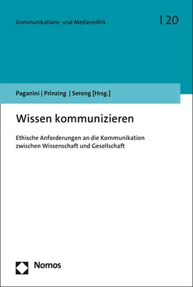 Paganini / Prinzing / Serong |  Wissen kommunizieren | Buch |  Sack Fachmedien