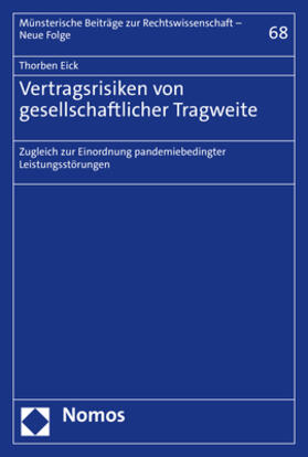 Eick | Vertragsrisiken von gesellschaftlicher Tragweite | Buch | 978-3-8487-8906-1 | sack.de