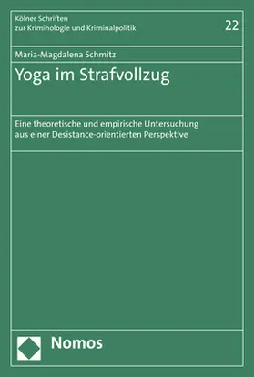 Schmitz |  Yoga im Strafvollzug | Buch |  Sack Fachmedien
