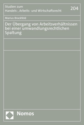 Brockfeld | Brockfeld, M: Übergang von Arbeitsverhältnissen bei einer um | Buch | sack.de