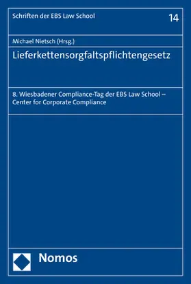 Nietsch |  Lieferkettensorgfaltspflichtengesetz | Buch |  Sack Fachmedien