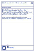 Eichfeld |  Eichfeld, M: Haftung des Verkäufers für fehlende Datenschutz | Buch |  Sack Fachmedien