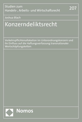 Blach | Blach, J: Konzerndeliktsrecht | Buch | 978-3-8487-8990-0 | sack.de