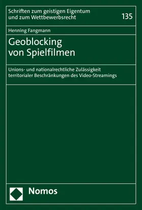 Fangmann |  Geoblocking von Spielfilmen | Buch |  Sack Fachmedien