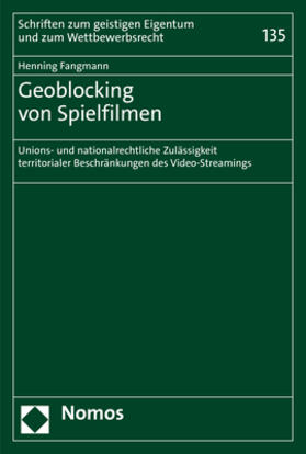Fangmann | Fangmann, H: Geoblocking von Spielfilmen | Buch | 978-3-8487-9000-5 | sack.de