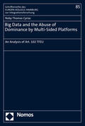 Cyriac |  Big Data and the Abuse of Dominance by Multi-Sided Platforms | Buch |  Sack Fachmedien