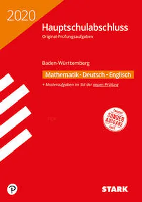 Original-Prüfungen Hauptschulabschluss 2020 - Mathematik, Deutsch, Englisch 9. Klasse - BaWü - Baden-Württemberg | Buch | 978-3-8490-4099-4 | www.sack.de