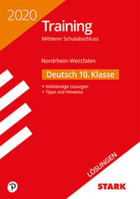 Lösungen zu Training Mittlerer Schulabschluss 2020 - Deutsch - NRW | Buch | 978-3-8490-4179-3 | sack.de