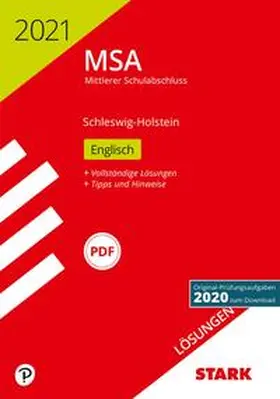 STARK Lösungen zu Original-Prüfungen und Training MSA 2021 - Englisch - Schleswig-Holstein | Buch | 978-3-8490-4371-1 | sack.de