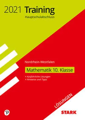  STARK Lösungen zu Training Hauptschulabschluss 2021 - Mathematik 10. Klasse - NRW | Buch |  Sack Fachmedien