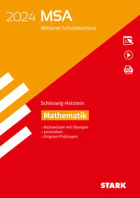  STARK Original-Prüfungen und Training MSA 2024 - Mathematik - Schleswig-Holstein | Buch |  Sack Fachmedien