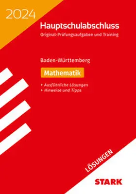  STARK Lösungen zu Original-Prüfungen und Training Hauptschulabschluss 2024 - Mathematik 9. Klasse - BaWü | Buch |  Sack Fachmedien
