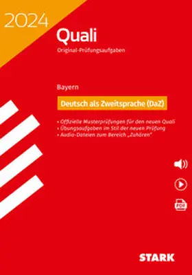  STARK Original-Prüfungen Quali Mittelschule 2024 - Deutsch als Zweitsprache (DaZ)- Bayern | Buch |  Sack Fachmedien