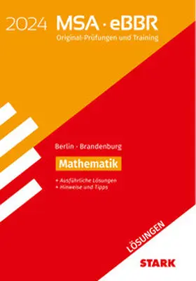  STARK Lösungen zu Original-Prüfungen und Training MSA/eBBR 2024 - Mathematik - Berlin/Brandenburg | Buch |  Sack Fachmedien