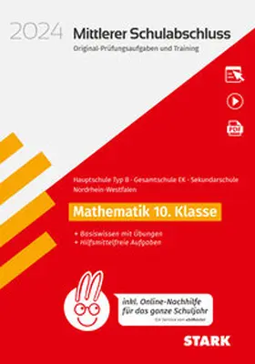 Fetzer / Modschiedler |  STARK Original-Prüfungen und Training - Mittlerer Schulabschluss 2024 - Mathematik - Hauptschule Typ B/ Gesamtschule EK/Sekundarschule - NRW - inkl. Online-Nachhilfe | Buch |  Sack Fachmedien