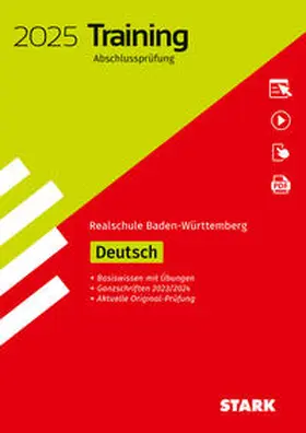 Engel / Wagner / Schnurrer |  STARK Training Abschlussprüfung Realschule 2025 - Deutsch - BaWü | Buch |  Sack Fachmedien