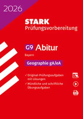 Büttner / Eckert / Ehm |  STARK Geographie gA/eA - Abitur 2026 Bayern - Prüfungsvorbereitung | Buch |  Sack Fachmedien