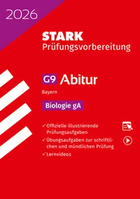 Brixius / Humar / Rojacher |  STARK Biologie gA - Abitur 2026 Bayern - Prüfungsvorbereitung | Buch |  Sack Fachmedien