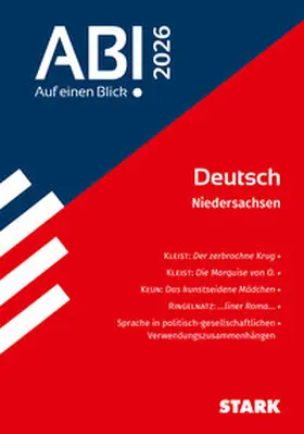 Bernhardt / Schlegel / Wurm |  STARK Deutsch - Abi - Auf einen Blick! 2026 Niedersachsen | Buch |  Sack Fachmedien