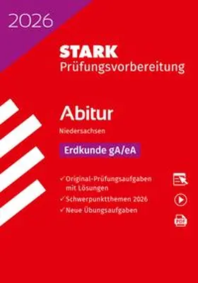 Elbel / Hawmann / Röben |  STARK Erdkunde gA/eA - Abitur 2026 Niedersachsen - Prüfungsvorbereitung | Buch |  Sack Fachmedien