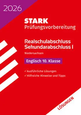 Jenkinson |  STARK Lösungen zu Englisch - Realschulabschluss 2026 Niedersachsen - Prüfungsvorbereitung | Buch |  Sack Fachmedien