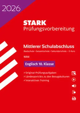  STARK Englisch E-Kurs - Mittlerer Schulabschluss (MSA) 2026 NRW - Prüfungsvorbereitung | Buch |  Sack Fachmedien
