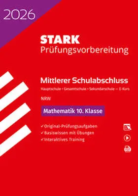  STARK Mathematik E-Kurs - Mittlerer Schulabschluss (MSA) 2026 NRW Hauptschule/Gesamtschule/Sekundarschule - Prüfungsvorbereitung | Buch |  Sack Fachmedien