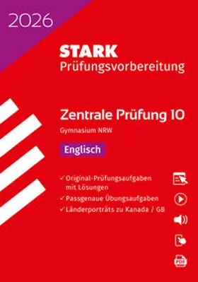 STARK Englisch 10. Klasse - Zentrale Prüfung (ZP10) Gymnasium 2026 NRW - Prüfungsvorbereitung | Buch |  Sack Fachmedien