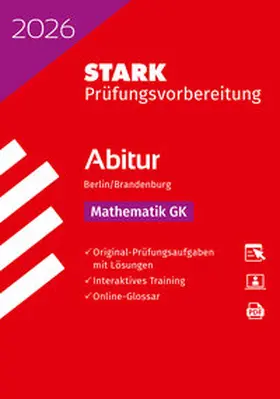 Launert / Lehmann / Müller-Sommer |  STARK Mathematik GK - Abitur 2026 Berlin/Brandenburg - Prüfungsvorbereitung | Buch |  Sack Fachmedien