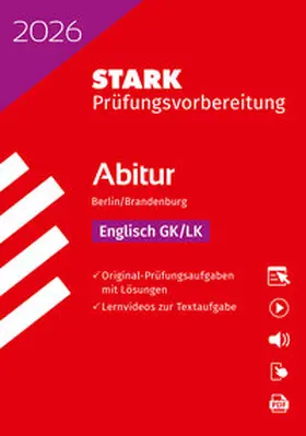 Holtwick |  STARK Englisch - Abitur 2026 Berlin/Brandenburg - Prüfungsvorbereitung | Buch |  Sack Fachmedien
