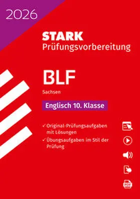  STARK Englisch 10. Klasse - BLF Gymnasium 2026 Sachsen - Prüfungsvorbereitung | Buch |  Sack Fachmedien