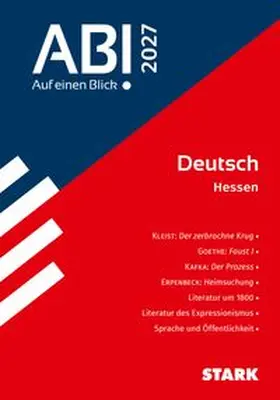 Bernhardt / Wurm / Hufnagel |  STARK Deutsch - Abi - Auf einen Blick! 2027 Hessen | Buch |  Sack Fachmedien