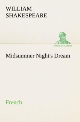 Shakespeare |  Midsummer Night's Dream. French | Buch |  Sack Fachmedien