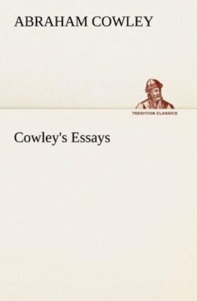 Cowley |  Cowley's Essays | Buch |  Sack Fachmedien