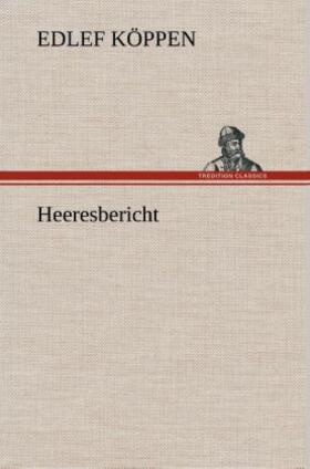 Köppen |  Heeresbericht | Buch |  Sack Fachmedien