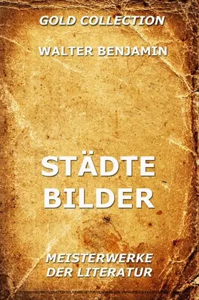 Benjamin |  Städtebilder | eBook | Sack Fachmedien