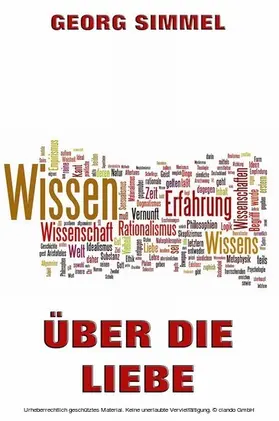 Simmel |  Über die Liebe | eBook | Sack Fachmedien