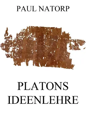 Natorp |  Platons Ideenlehre | eBook | Sack Fachmedien