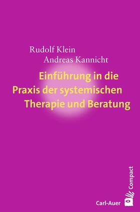 Klein / Kannicht |  Einführung in die Praxis der systemischen Therapie und Beratung | eBook | Sack Fachmedien