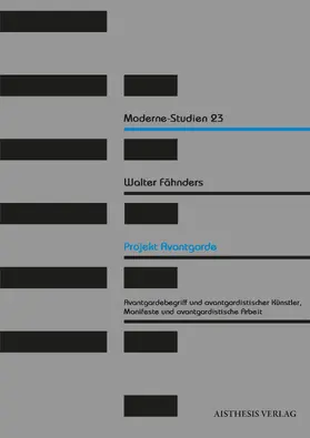 Fähnders |  Projekt Avantgarde | Buch |  Sack Fachmedien