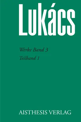 Lukács / Bognár / Jung |  Werke Band 3 | Buch |  Sack Fachmedien