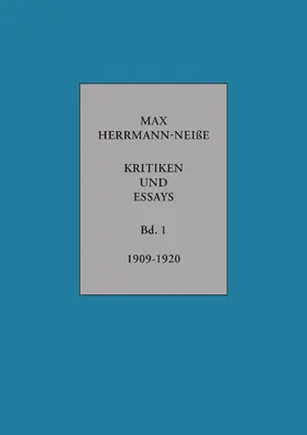 Herrmann-Neiße / Schönborn / Giblak |  Kritiken und Essays | Buch |  Sack Fachmedien