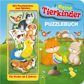  Puzzlebuch - Meine Tierkinder | Buch |  Sack Fachmedien