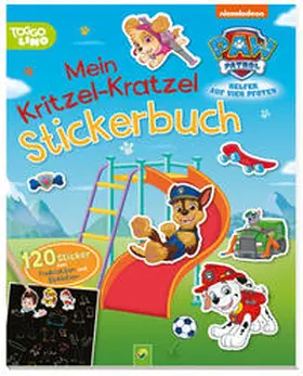 Holthausen |  PAW Patrol Mein Kritzel-Kratzel Stickerbuch mit Bambus-Stick | Buch |  Sack Fachmedien