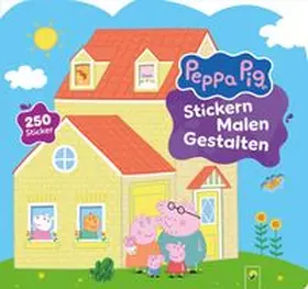 Schwager & Steinlein Verlag |  Peppa Pig Stickern Malen Gestalten | Buch |  Sack Fachmedien