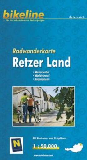 Bikeline Radkarte Österreich Retzer Land 1 : 50 000 | Sonstiges |  Sack Fachmedien