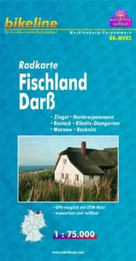  Bikeline Radkarte Deutschland Fischland Darß 1 : 75 000 | Sonstiges |  Sack Fachmedien