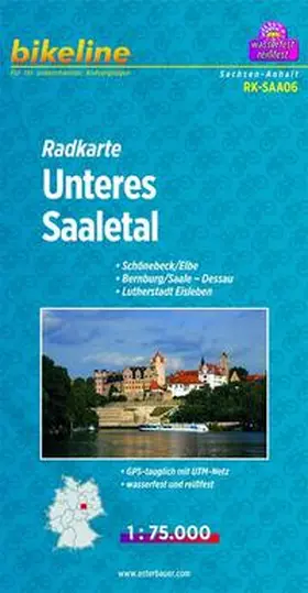  Bikeline Radkarte Deutschland Unteres Saaletal 1 : 75 000 | Sonstiges |  Sack Fachmedien