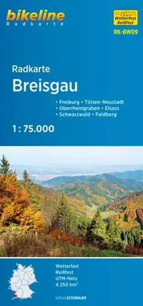  Bikeline Radkarte Deutschland Breisgau 1 : 75 000 | Sonstiges |  Sack Fachmedien
